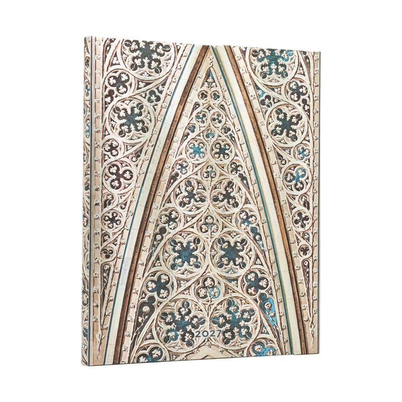 Paperblanks Ultra 2027 Week to View Hard Cover Diary - Vault of the Milan Cathedral