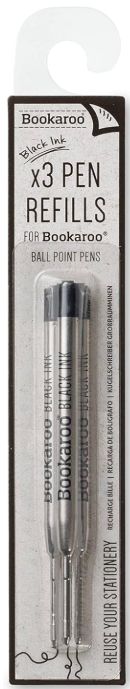 Bookaroo Ballpoint Pen Refills - Black ink Bookaroo Ballpoint Pen Refills - Black ink