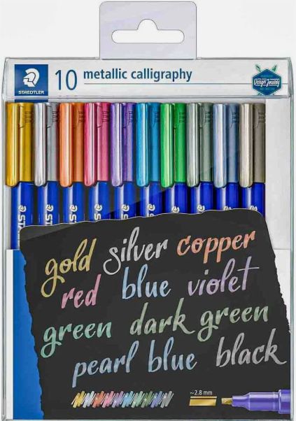 Staedtler Metallic Calligraphy Pens