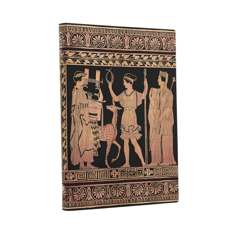 Paperblanks Midi 18-Month Diary 2026-2027, Week to View Soft Cover - Gathering of Deities