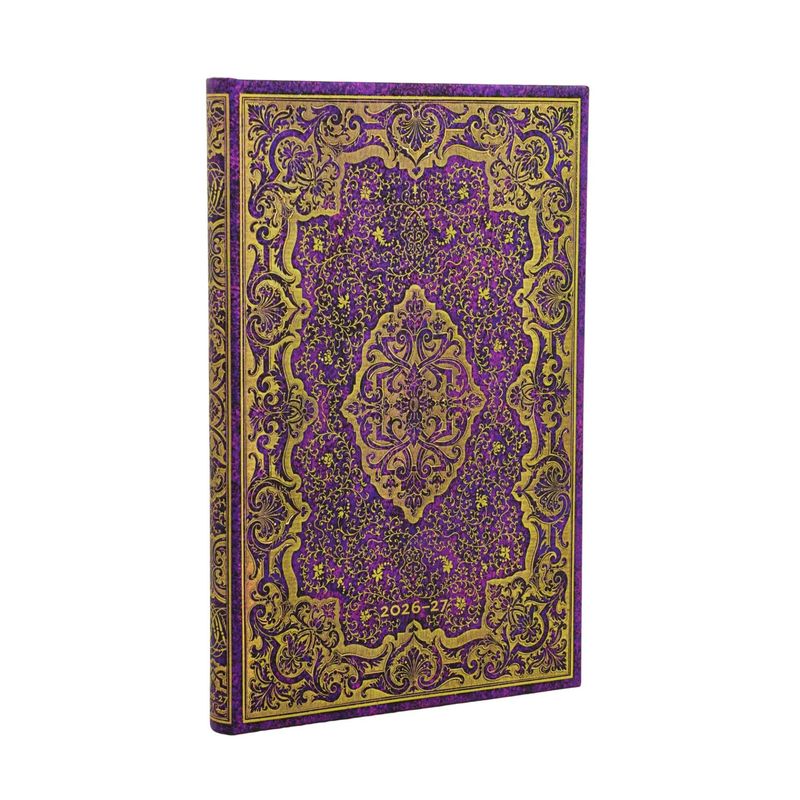 Paperblanks Maxi 18-Month Diary 2026-2027, Week to View Hard Cover Diary - Picaresque