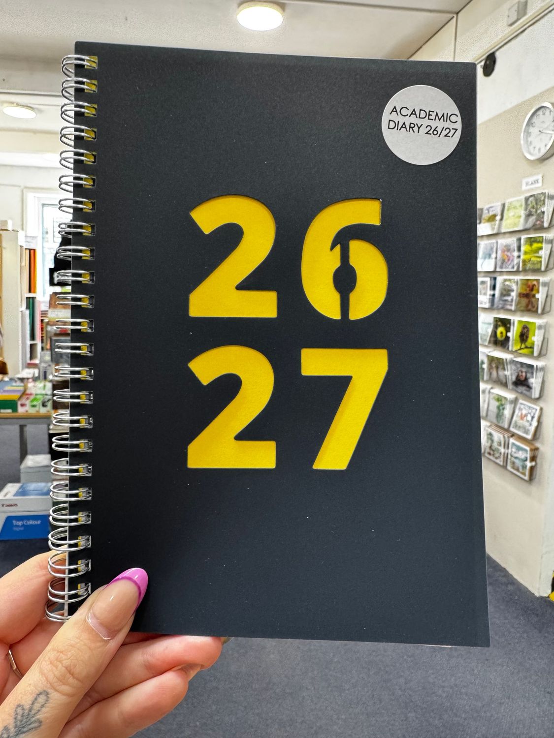 Academic Diary 2026-2027 - Navy with Yellow Academic Diary 2026-2027 - Navy with Yellow