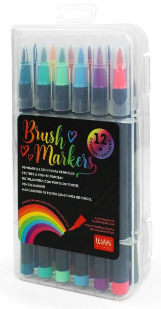 Legami Brush Markers (Bright Colours) Legami Brush Markers (Bright Colours)