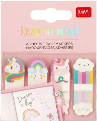 Legami Adhesive Pagemarkers - Unicorn Legami Adhesive Pagemarkers - Unicorn