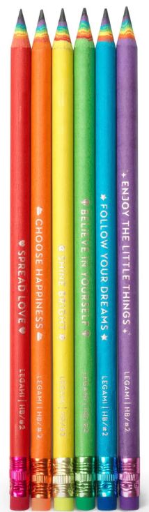 Legami Rainbow Pencil Set