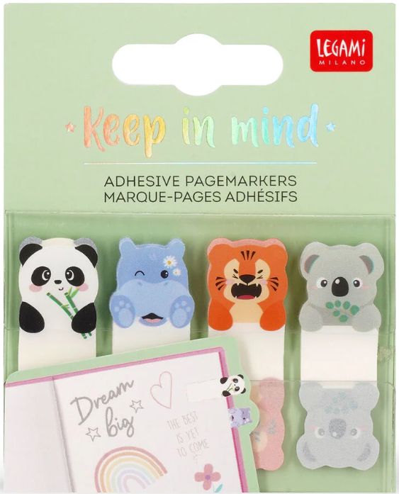 Legami Adhesive Pagemarkers - Cute Animals