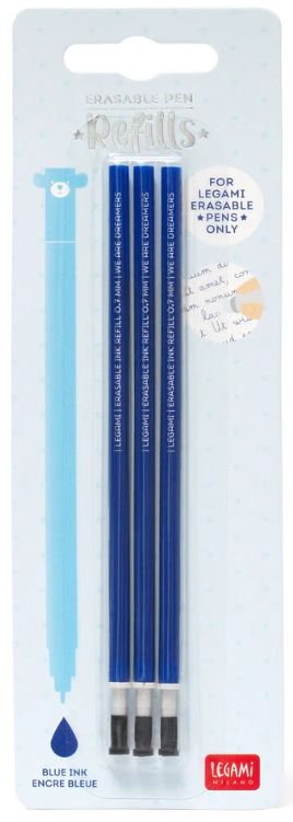 Legami Erasable Pen refills - Blue Legami Erasable Pen refills - Blue