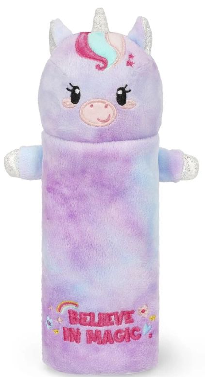 Legami Super Soft Plush Pencil Case - Unicorn "Believe in Magic"