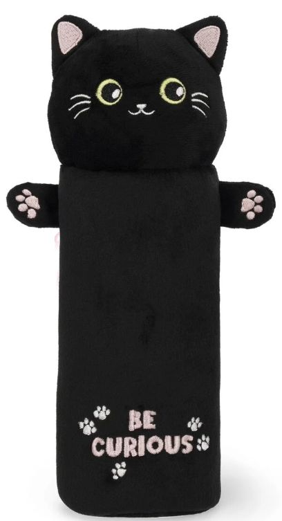 Legami Super Soft Plush Pencil Case - Kitty Legami Super Soft Plush Pencil Case - Kitty "Be Curious"
