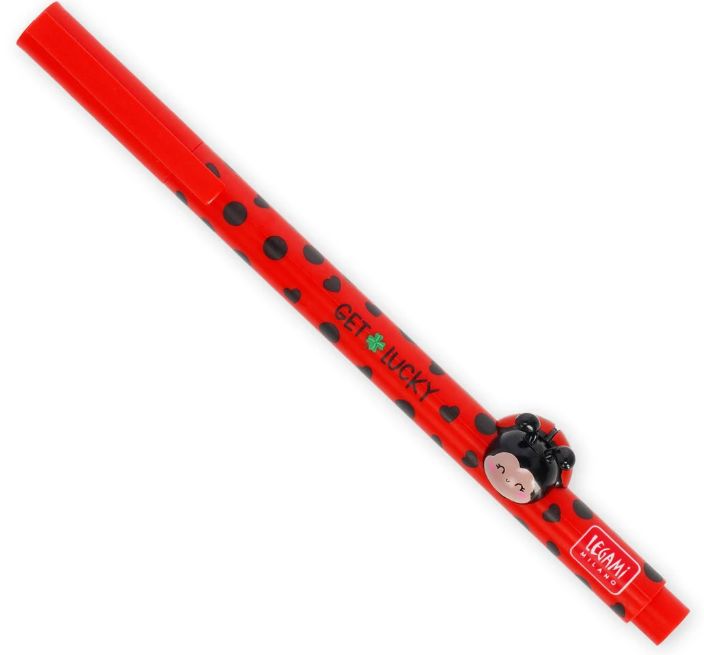 Legami Lovely Friends Ladybug Pen - Legami Lovely Friends Ladybug Pen - "Get Lucky"