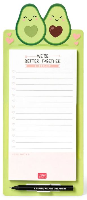 Legami Avocado Magnetic Notepad Legami Avocado Magnetic Notepad