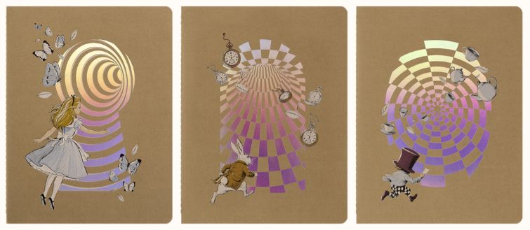 Moleskine Extra Large Alice's Adventures in Wonderland Cahier Journals