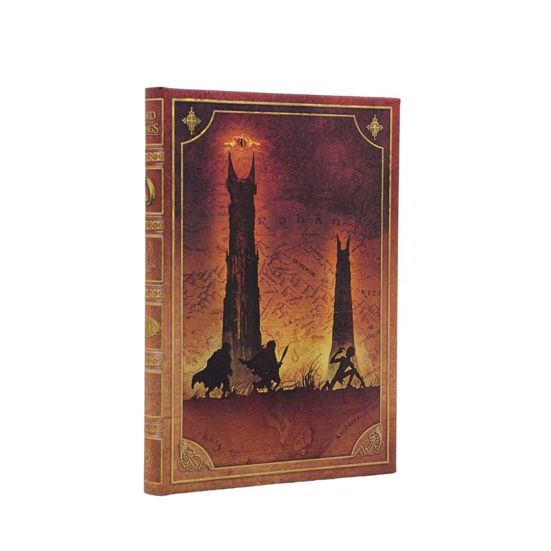 Paperblanks Mini Hardcover Lined Notebook - The Quest Continues, Lord of the Rings