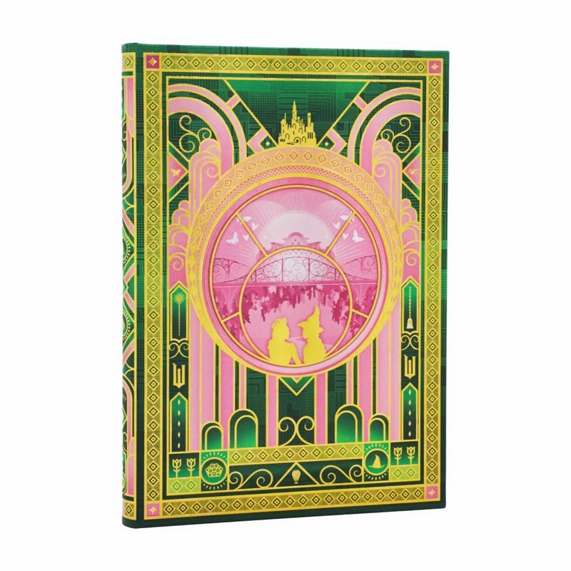Paperblanks Midi Hardcover Unlined Notebook - The Magic of Wicked