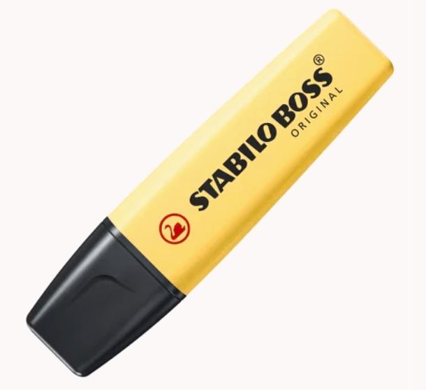 Stabilo BOSS Highlighter - Milky Yellow (70/144) Stabilo BOSS Highlighter - Milky Yellow (70/144)