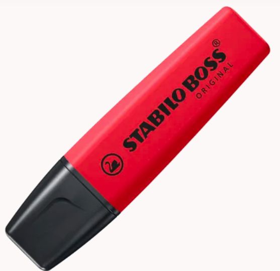 Stabilo BOSS Highlighter - Real Red/Carmine (70/48) Stabilo BOSS Highlighter - Real Red/Carmine (70/48)