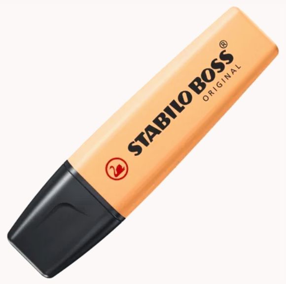 Stabilo BOSS Highlighter - Pale Orange (70/125) Stabilo BOSS Highlighter - Pale Orange (70/125)