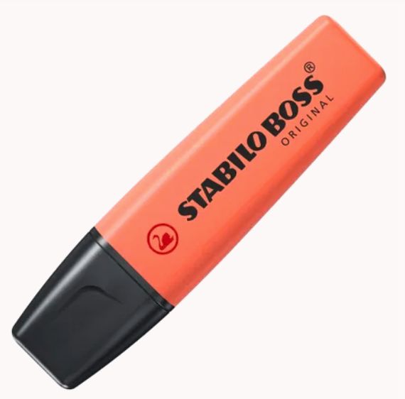 Stabilo BOSS Highlighter - Mellow Coral Red (70/140) Stabilo BOSS Highlighter - Mellow Coral Red (70/140)