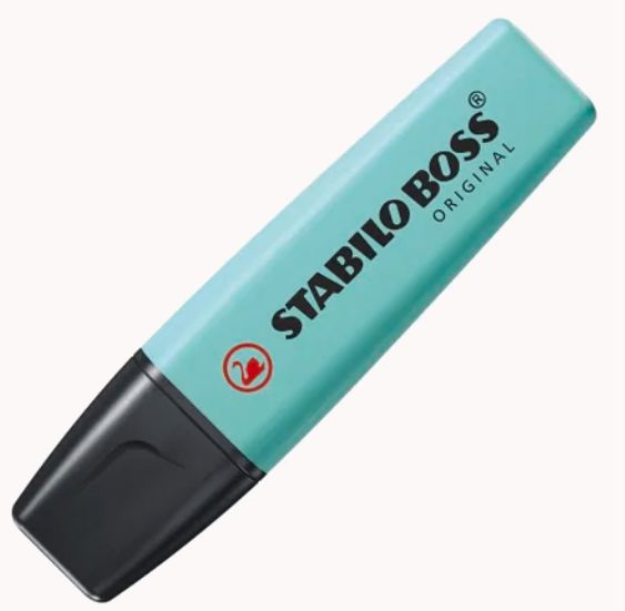 Stabilo BOSS Highlighter - Touch of Turquoise (70/113) Stabilo BOSS Highlighter - Touch of Turquoise (70/113)