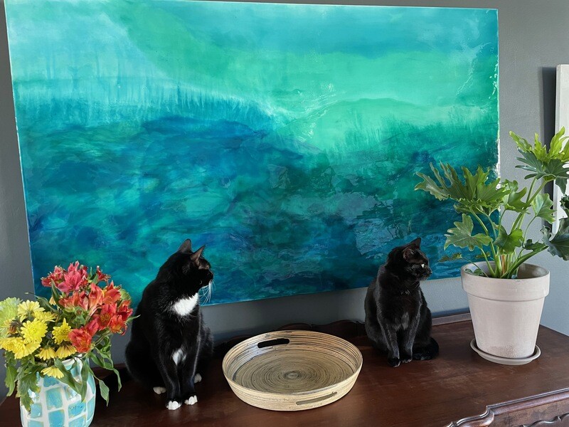 Lily Pond (Original) Not Currently for Sale