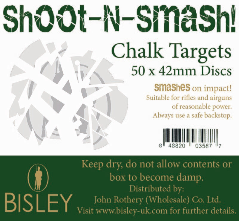 Chalk Targets Shoot-N-Smash 42mm Box of 50 by Bisley