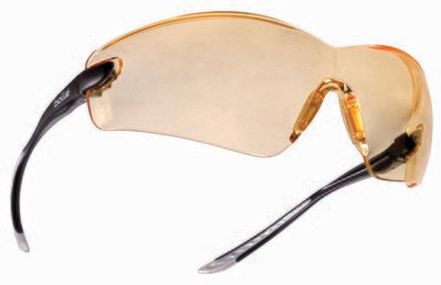 Cobra Wrap-Around Yellow Lens Glasses by Bolle