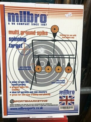 Milbro Multi Ground Spike Spinning Target