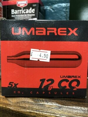 Umarex 12g CO2 Capsule Pack 5