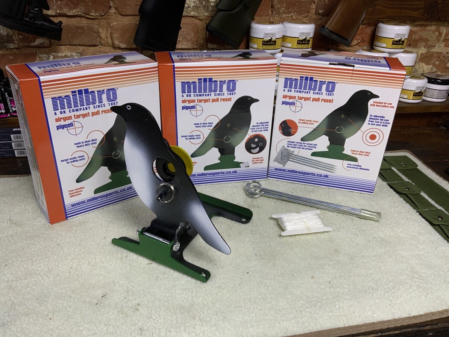 Milbro Airgun Pull Reset Target Pigeon