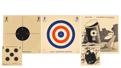 Competition Grade Targets 17cm by Bisley