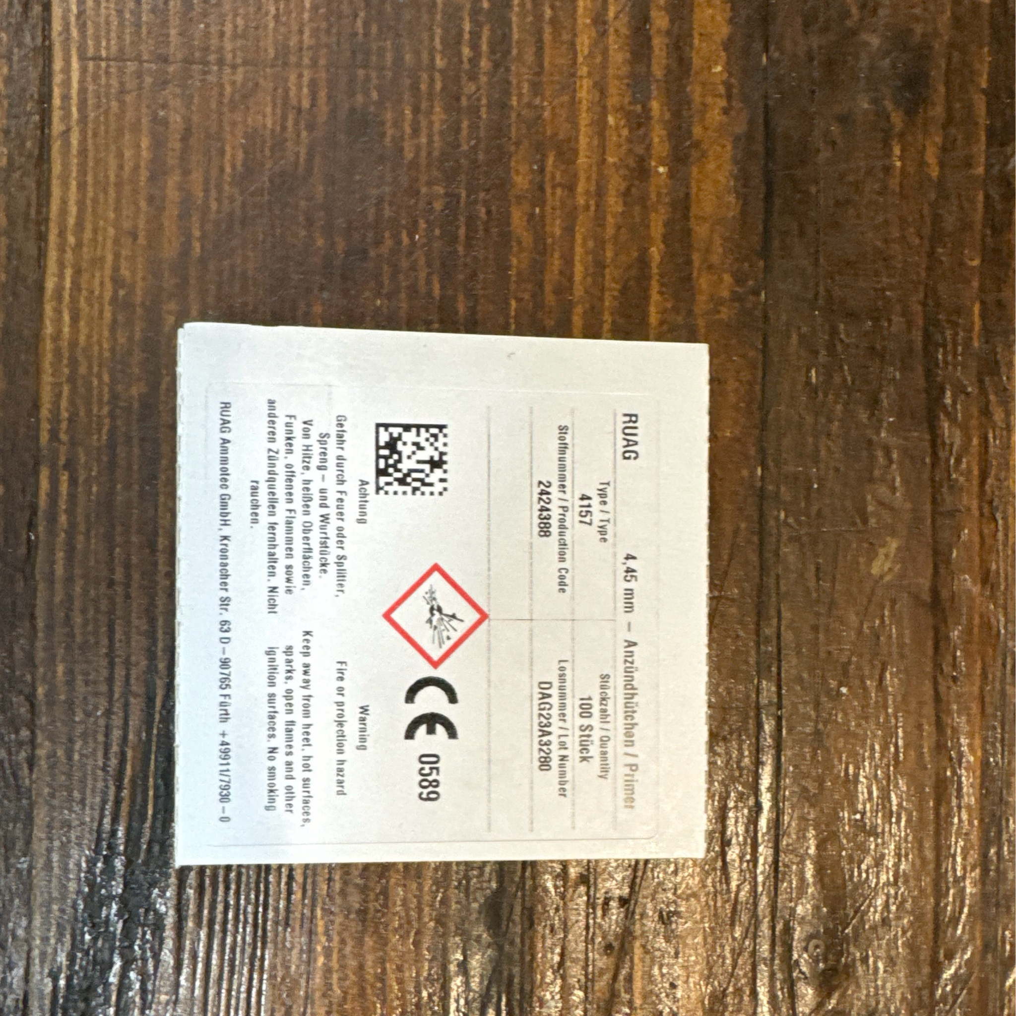 Ruag Geko Small Rifle Primers 4157