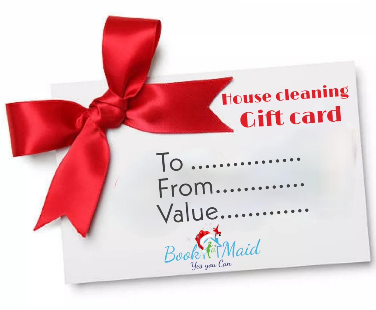 House cleaning gift card packages