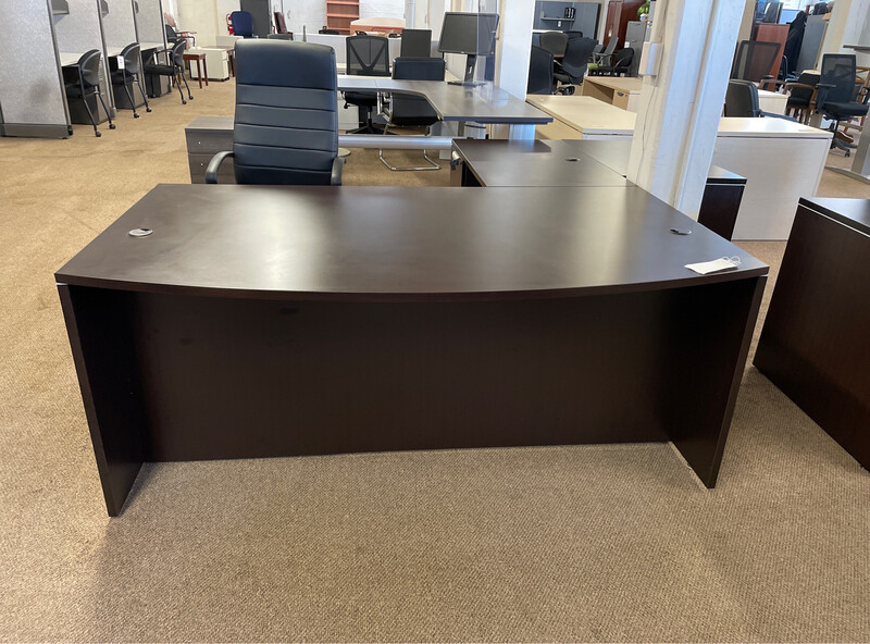 Bow Front Executive Desk