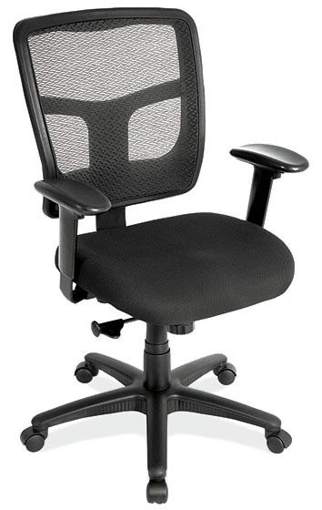 New Black Mesh Mid-back Ergonomic Task Chair