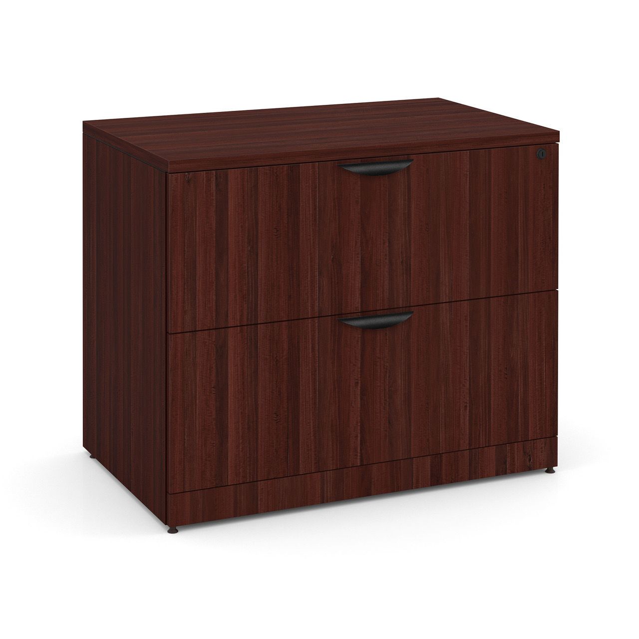 New Mahogany 2 Drawer Lateral File