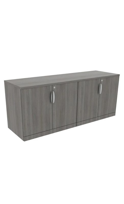 6’ 4 Door Storage Cabinet Gray 6’ 4 Door Storage Cabinet Gray