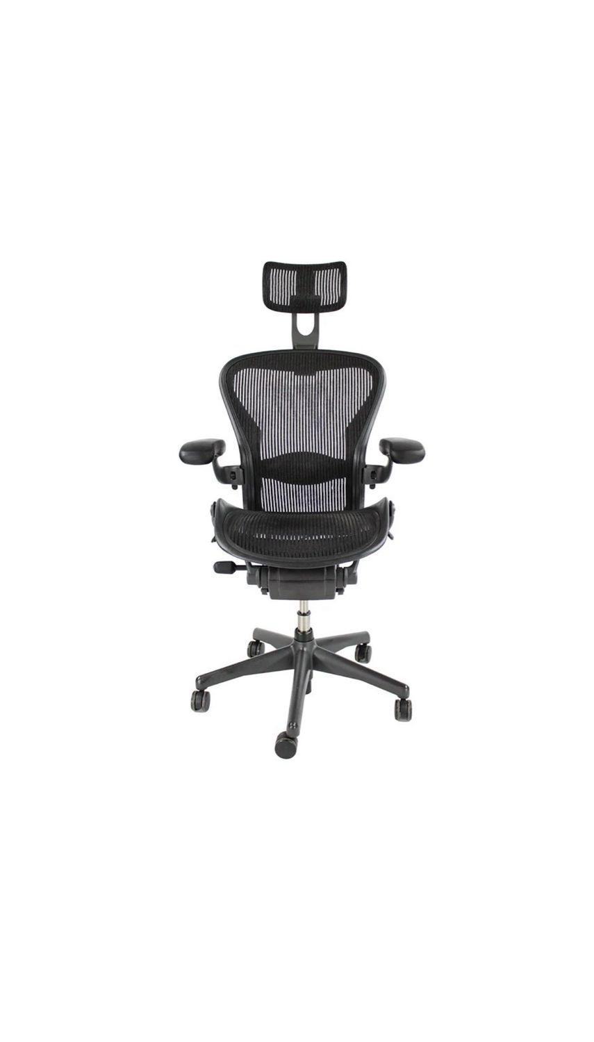 Herman Miller Aeron Task Chair W/ Matching Headrest