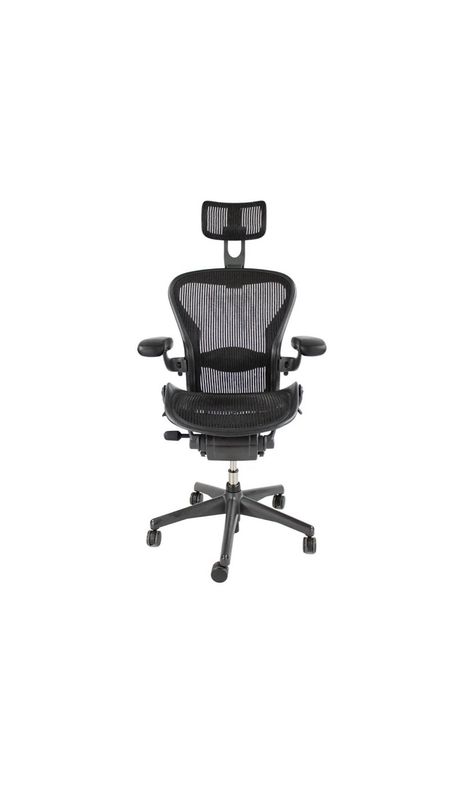 Herman Miller Aeron Task Chair W/ Matching Headrest Herman Miller Aeron Task Chair W/ Matching Headrest