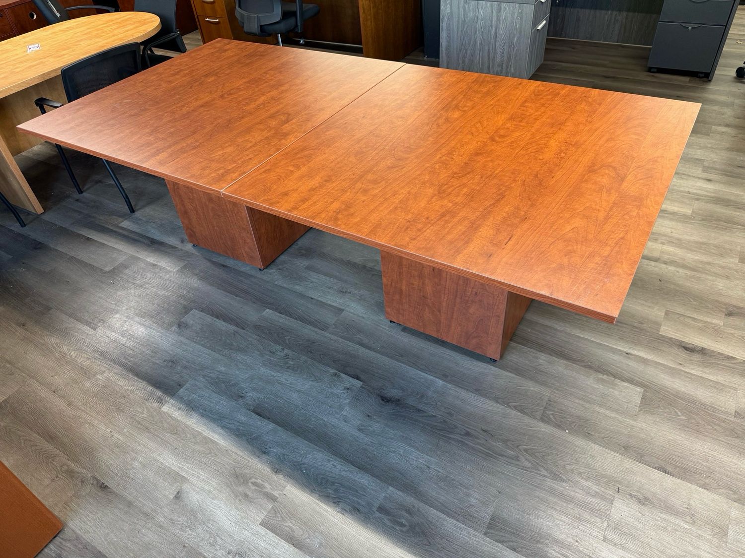 Cherry 4’x4’ Multipurpose Tables W/ Cube Base