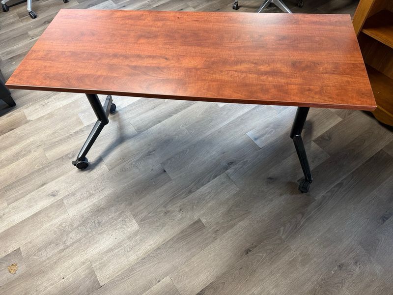60”x24” Cherry Nesting Multipurpose Tables On Wheels 60”x24” Cherry Nesting Multipurpose Tables On Wheels