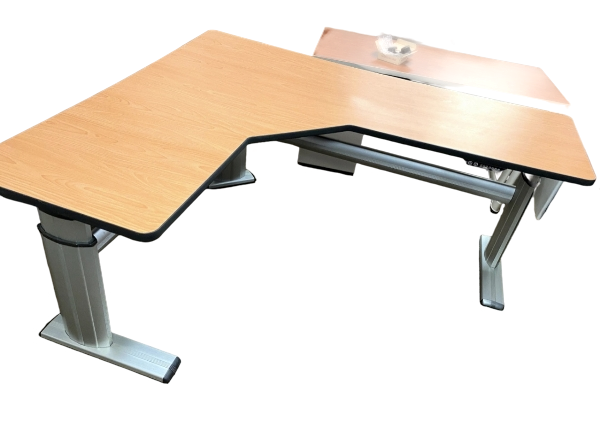 L Shape Electric Height Adjustable Table