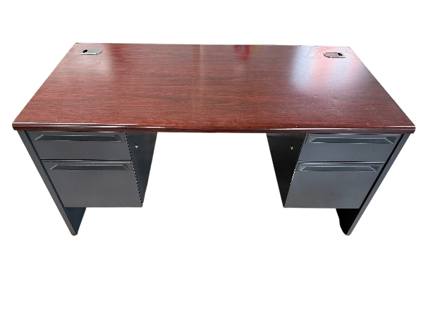 HON 30”x60” Double Pedestal Desk