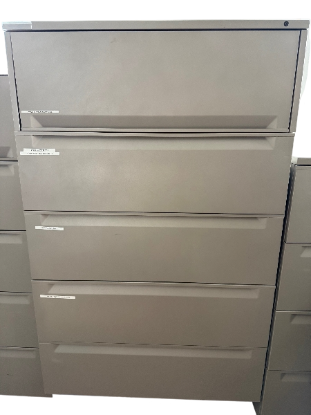 Herman Miller 42”W 5 Drawer Lateral File Cabinets Herman Miller 42”W 5 Drawer Lateral File Cabinets