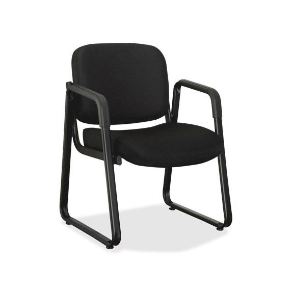 Black Fabric Sled Base Multi-Purpose Chairs