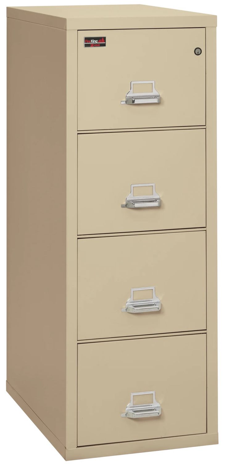 FireKing 2 Hour Fireproof Legal Sized 4 Drawer Vertical Files