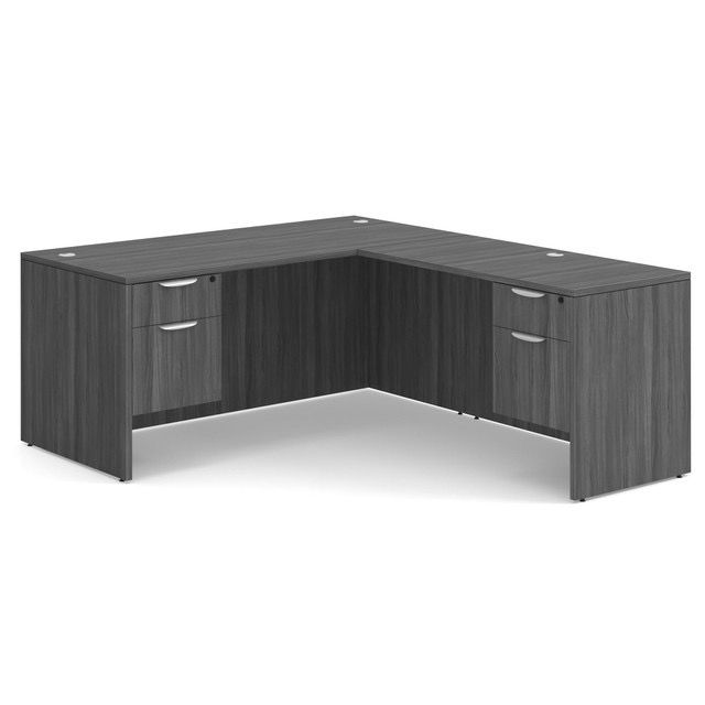 New 66”x72” L Shape Desk Gray