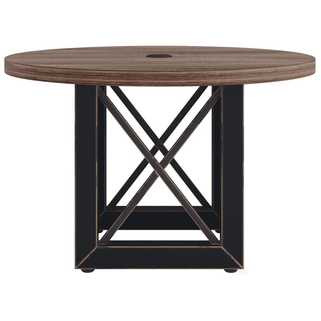 Riveted Collection 48” Round Conference Table