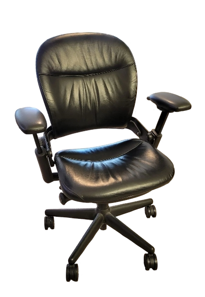 Steelcase Leap V1 Black Leather Steelcase Leap V1 Black Leather