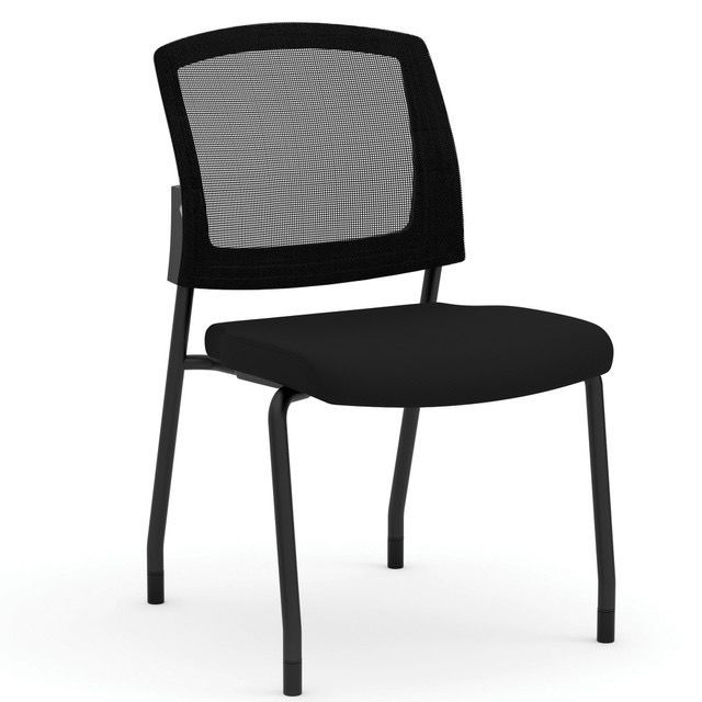 Stackable Mesh Back Armless Multipurpose Chairs