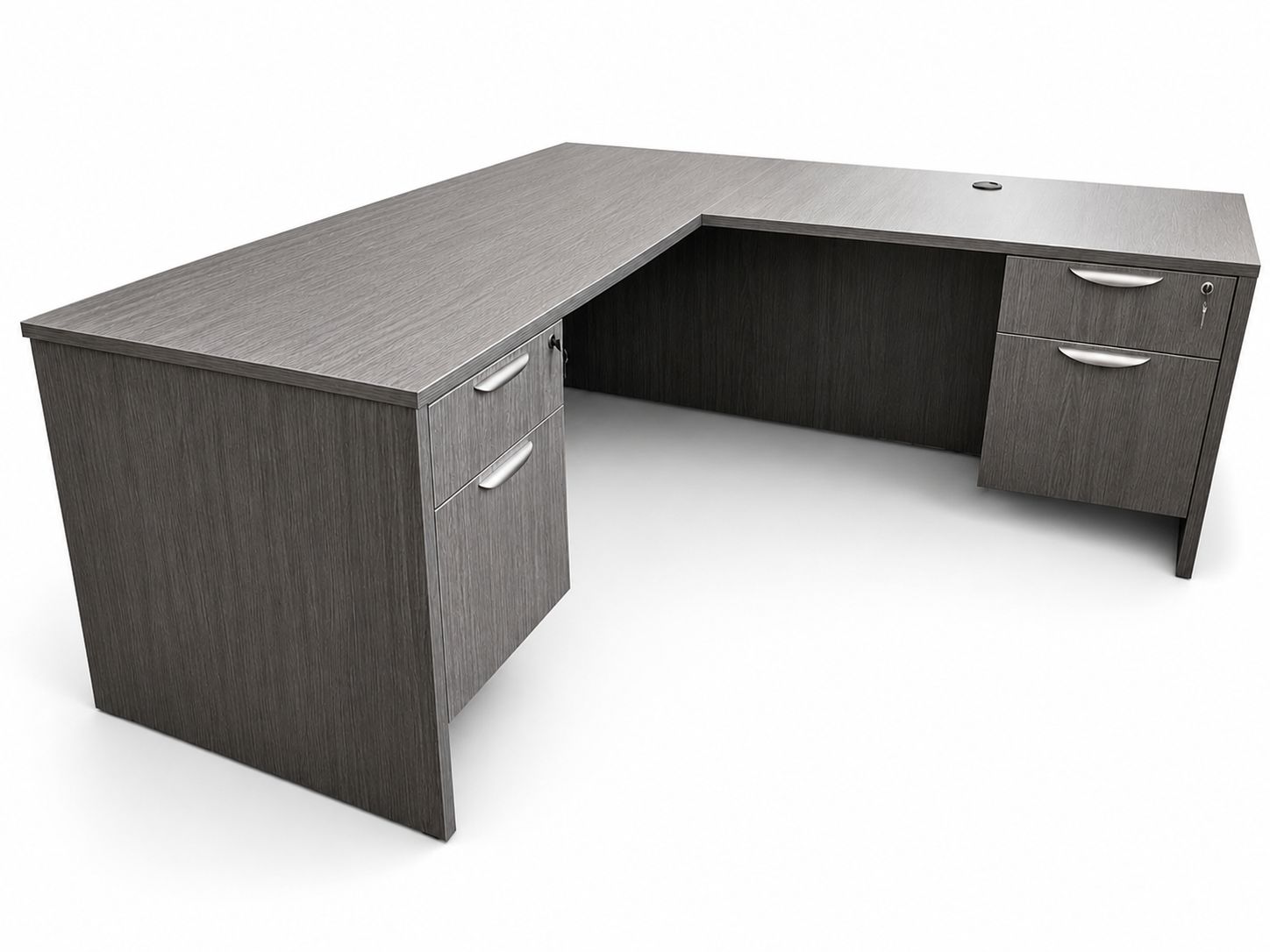 Boardwalk Gray 66”x72” L Desks Boardwalk Gray 66”x72” L Desks